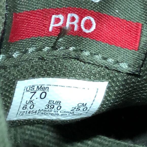 Vans Era Pro Navy Olive Green Perforated Suede Skateboarding Shoe Women Size 8.5 - Picture 11 of 11